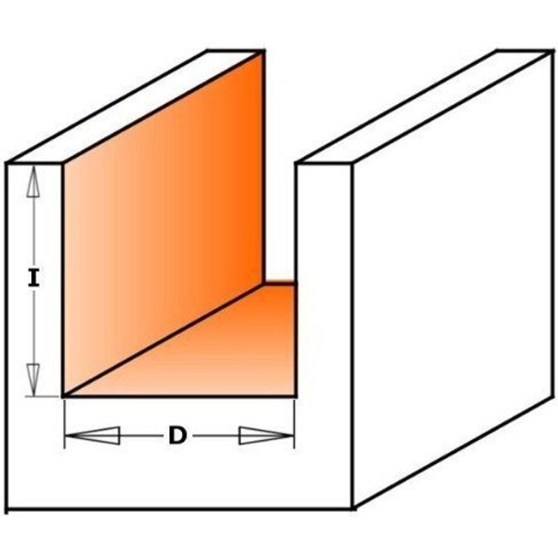 CMT Orange Tools 911,100,11 Fraise droite hm s d 8 10 x 20