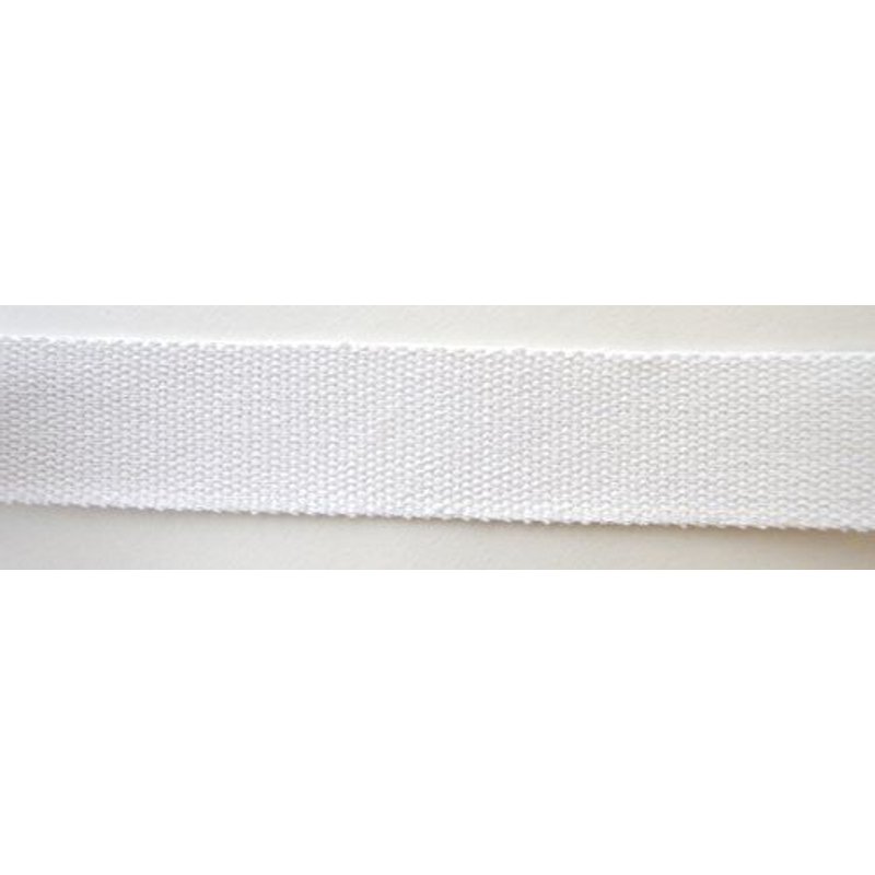 trimit 10m rouleau de toile en coton blanc 40mm