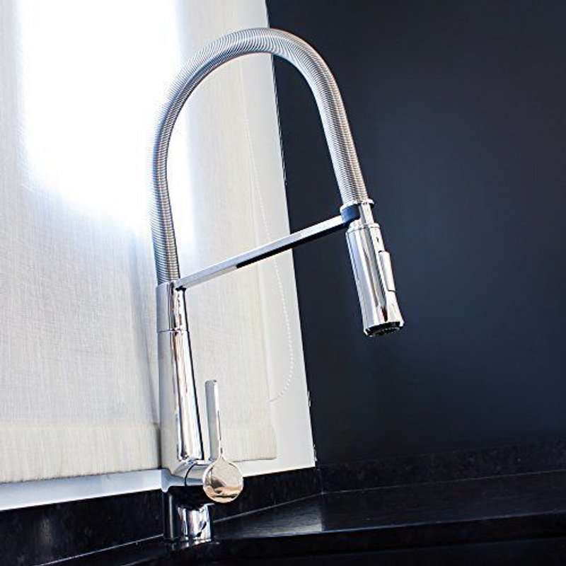 CLEVER chef 4-Mitigeur évier amovible Métal Chrome