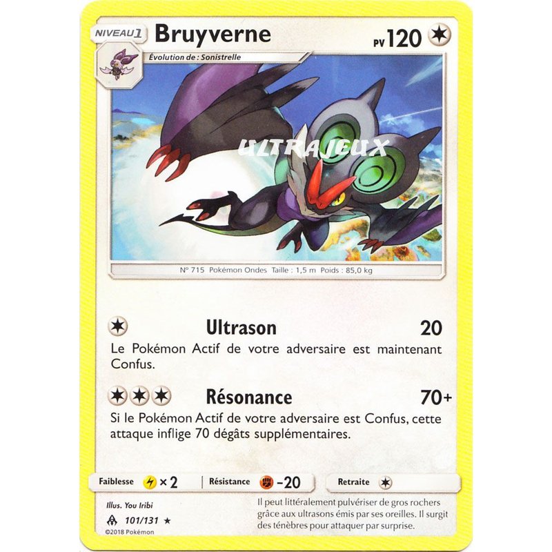 Pokémon - 101-R/131 - Bruyverne - Reverse