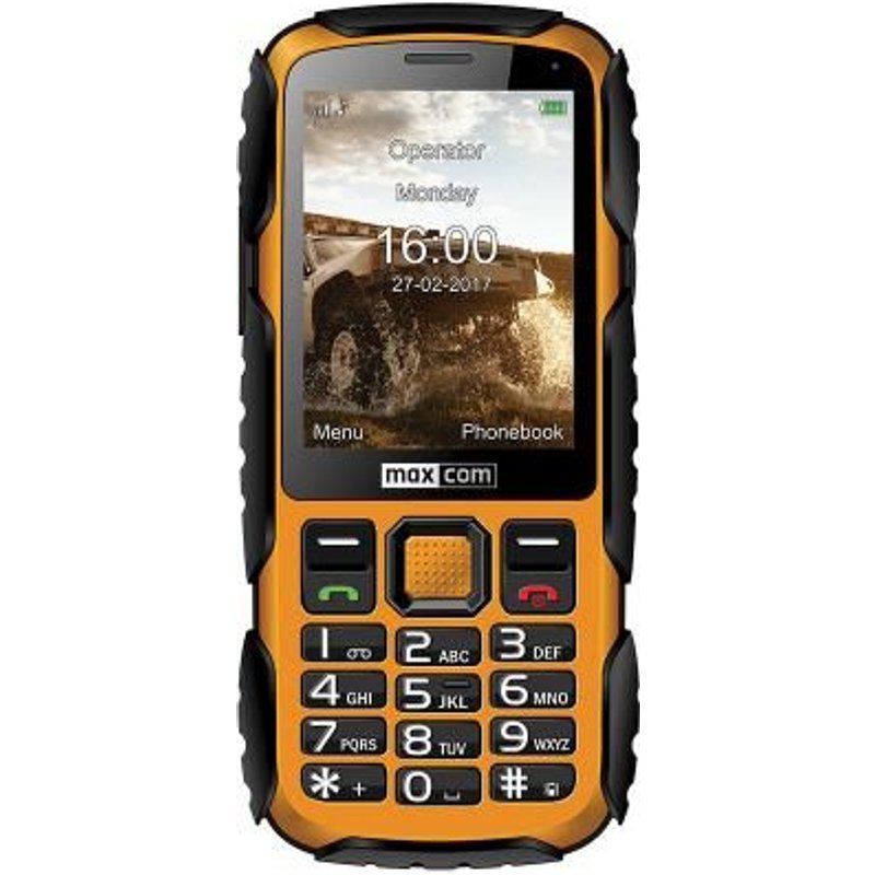 Maxcom Mm920 Amarillo Móvil Resistente Dual Sim Con Cámara Y Bluetooth