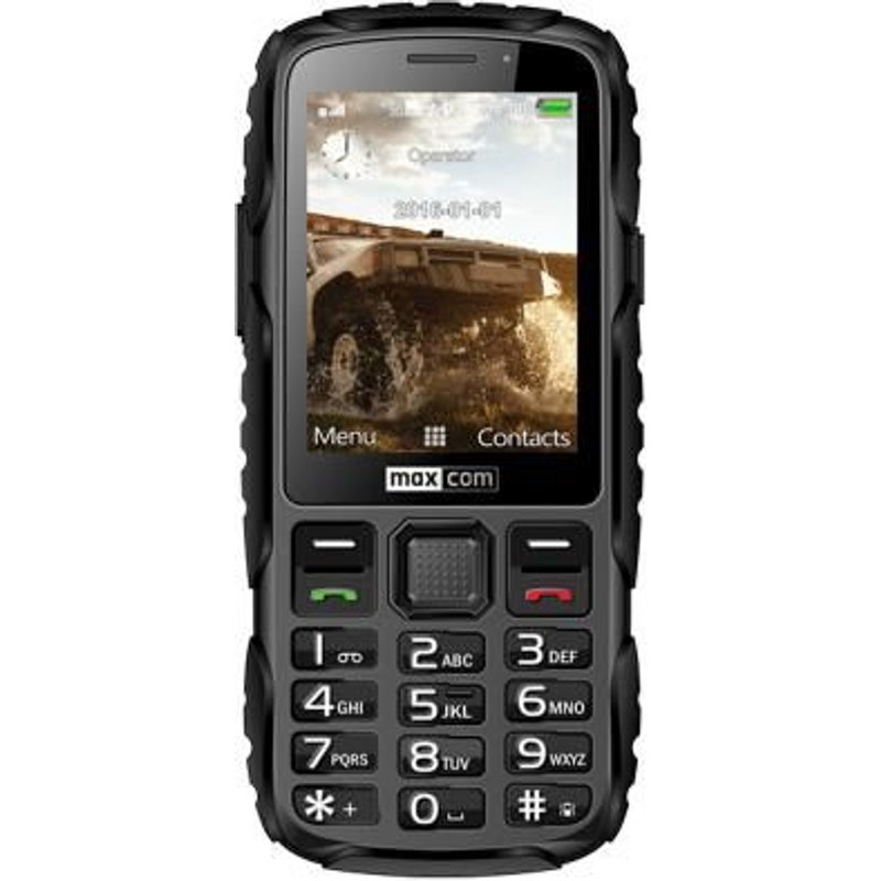 Maxcom Mm920 Negro Móvil Resistente Dual Sim Con Cámara Y Bluetooth