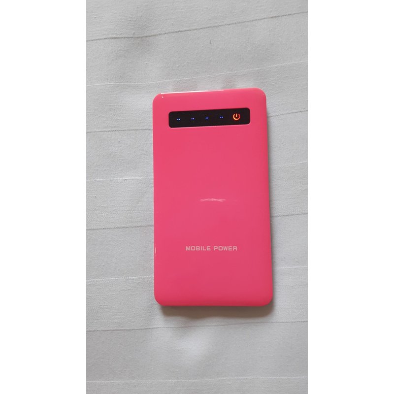 Batterie Externe Chargeur Usb Power Bank 4000mah Pour Iphone Samsung Sony Lg Mp3.., Couleur: Rose, Batterie: 4000mah