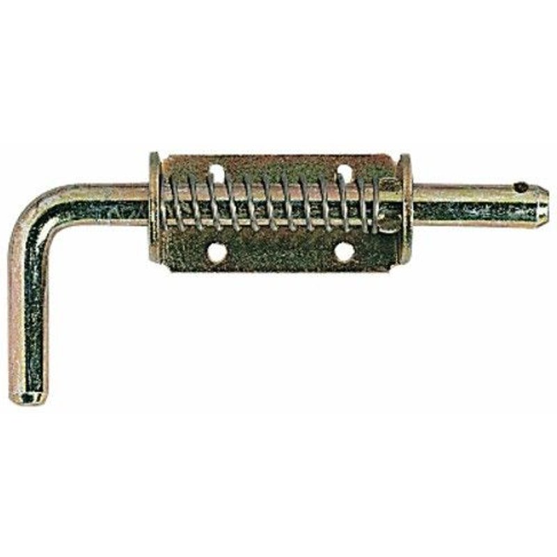 Verrou de box Ă ressort - pĂȘne 14 mm - acier zinguĂ© TORBEL