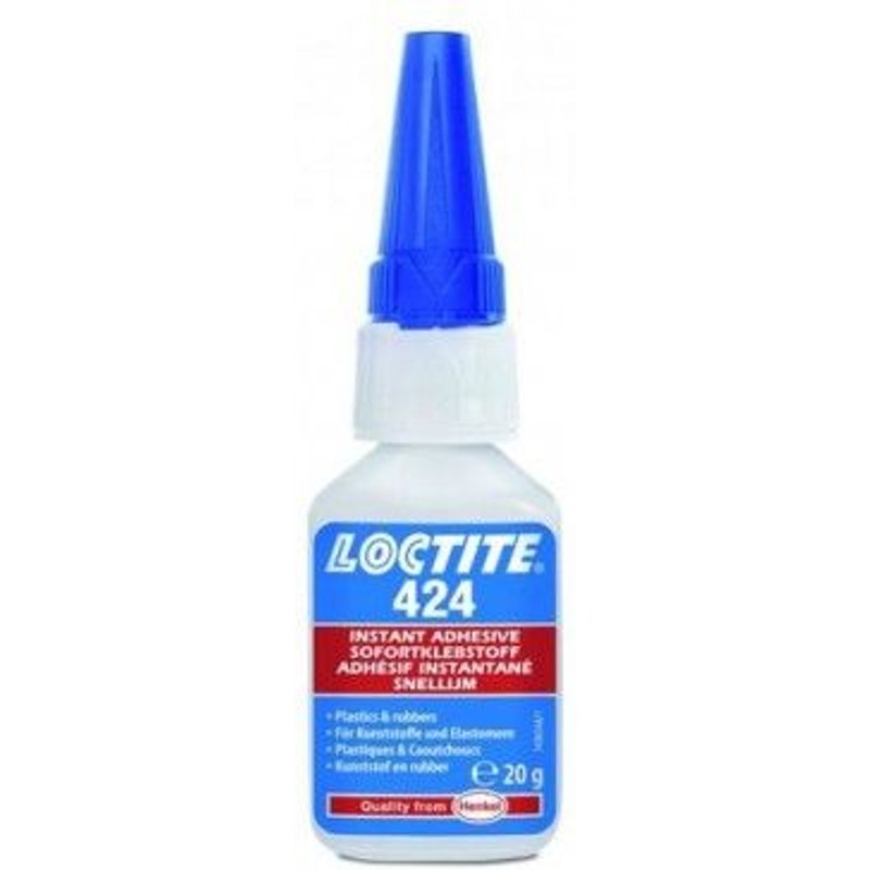Colle instantanée pour plastique et caoutchouc - 424 LOCTITE