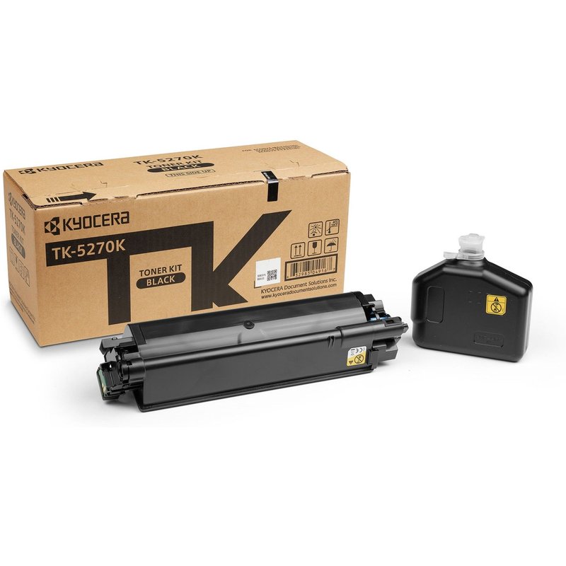 Kyocera Original TK-5270K Toner noir 8.000 Pages (1T02TV0NL0)
