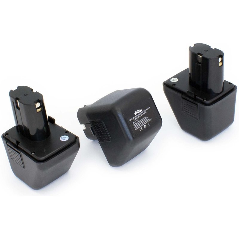 vhbw 3 x NiMH Batterie 3000mAh (12V) pour outils Gesipa Accubird, Powerbird comme 70291510061.
