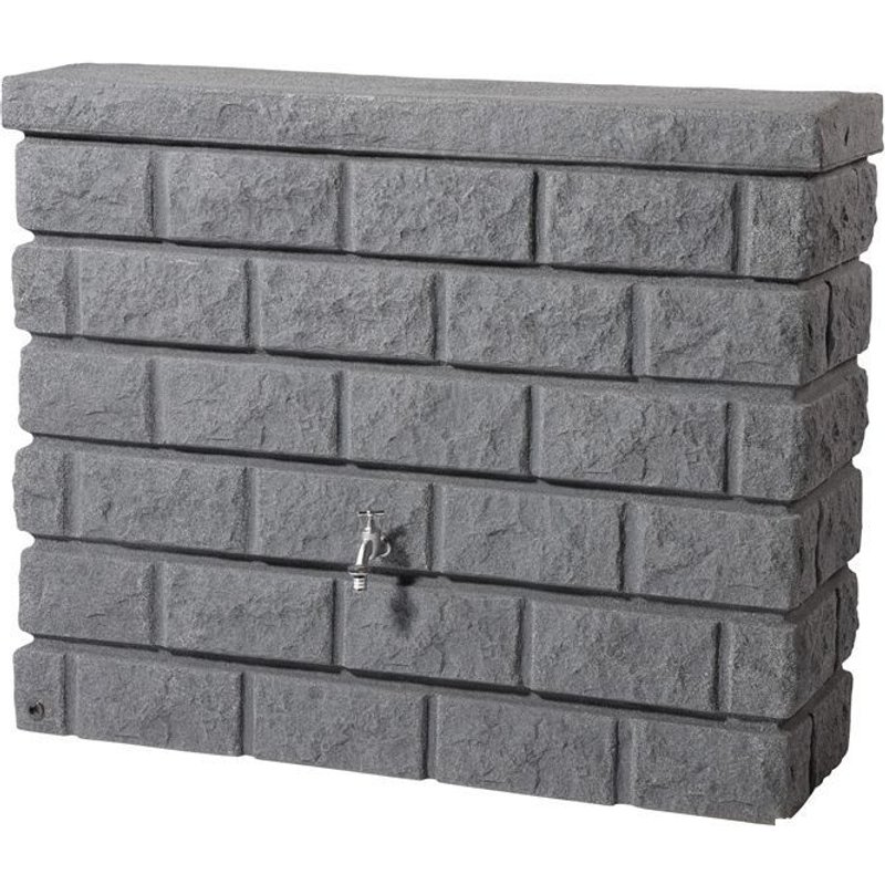 Récupérateur eau de pluie Rocky Mural 400L GARANTIA Gris granite