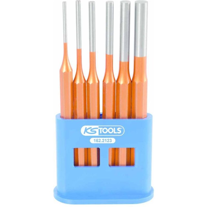KS Tools Jeu de chasse-goupille 6 pcs 3/4/5/6/8/10 mm 162.2123