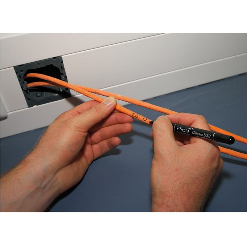 Pica Classic Feutre indélébile 0,7 mm Rond Noir