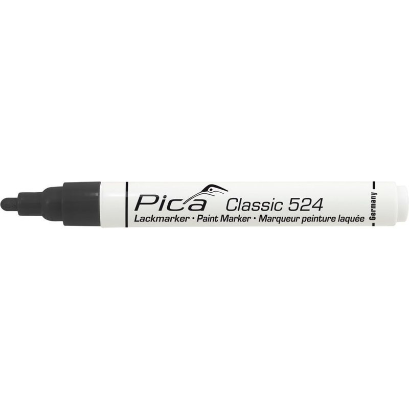 Pica Classic Marqueur industriel à peinture 2- 4 mm Rond Noir