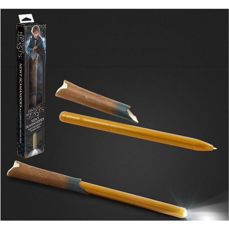 Stylo Harry Potter - Baguette Magique Norbert Dragonneau Lumineuse