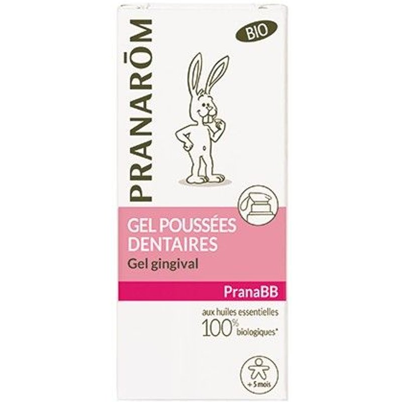 Pranarôm Pranabb Gel Poussées Dentaires Bio 15g