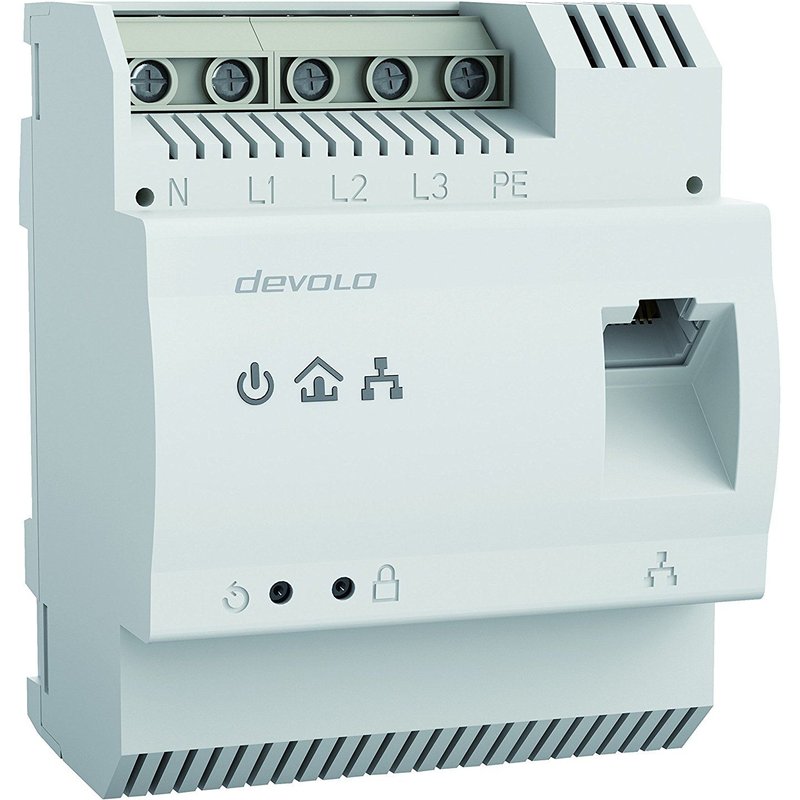 devolo dLAN pro 1200 DINrail - Adaptateur CPL - GigE, HomePlug AV (HPAV) - Montage sur rail DIN