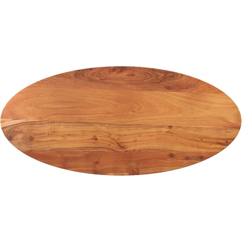 Vidaxl Dessus De Table 140x60x2,5 Cm Ovale Bois Massif D'acacia