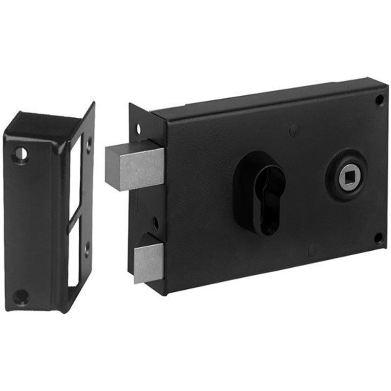 Serrure en applique a fouillot Ouvrant Gauche Abus profil cylindre européen