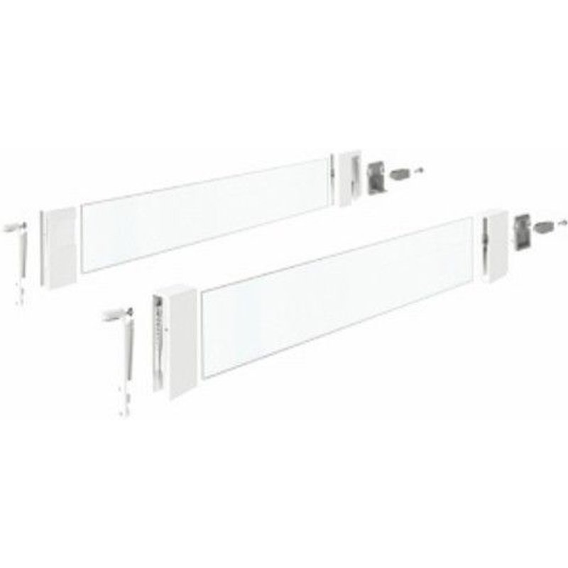 Parois latérales DesignSide en verre Innotech Atira-blanc-L520 mm HETTICH