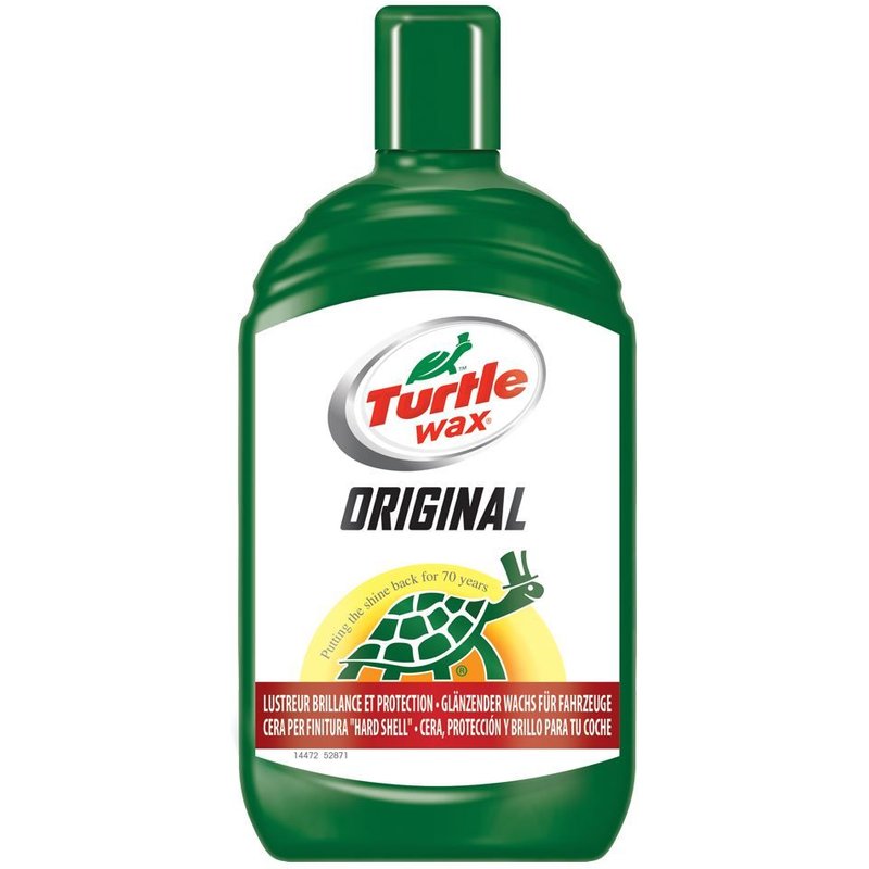 Turtle Wax Original Liquide De Cire De Voiture Hard Shell Shine Protection Durable 500ml