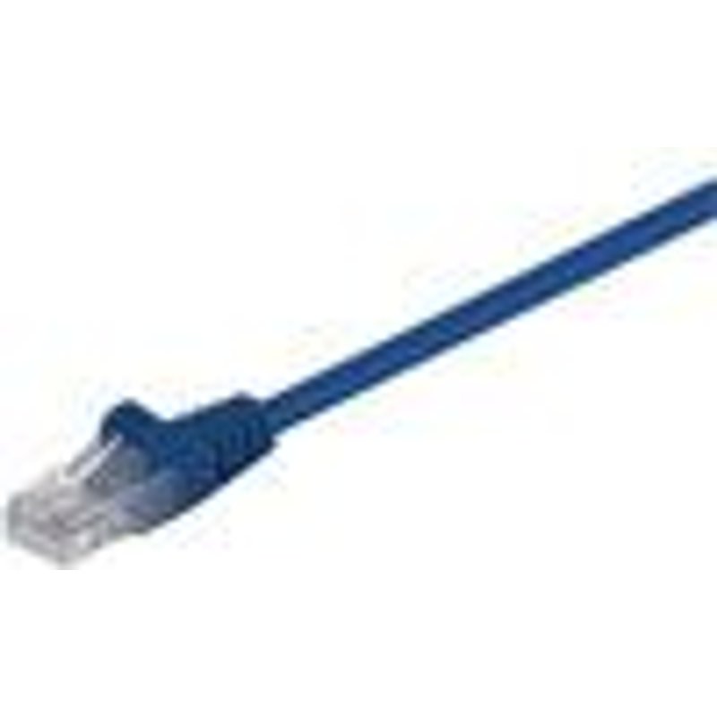 wentronic goobay - Câble réseau - RJ-45 (M) pour RJ-45 (M) - 1.5 m - UTP - CAT 5e - moulé, sans crochet - bleu