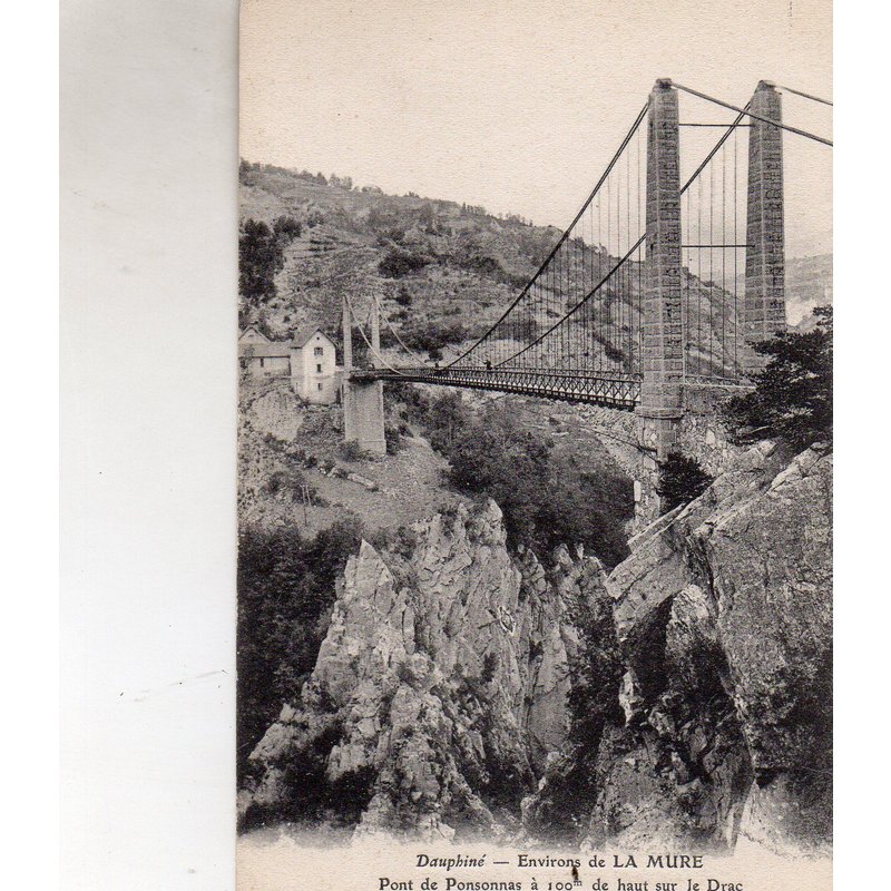 Cpa - Dauphine - Environs De La Mure - Pont De Ponsonnas- Editions P.G