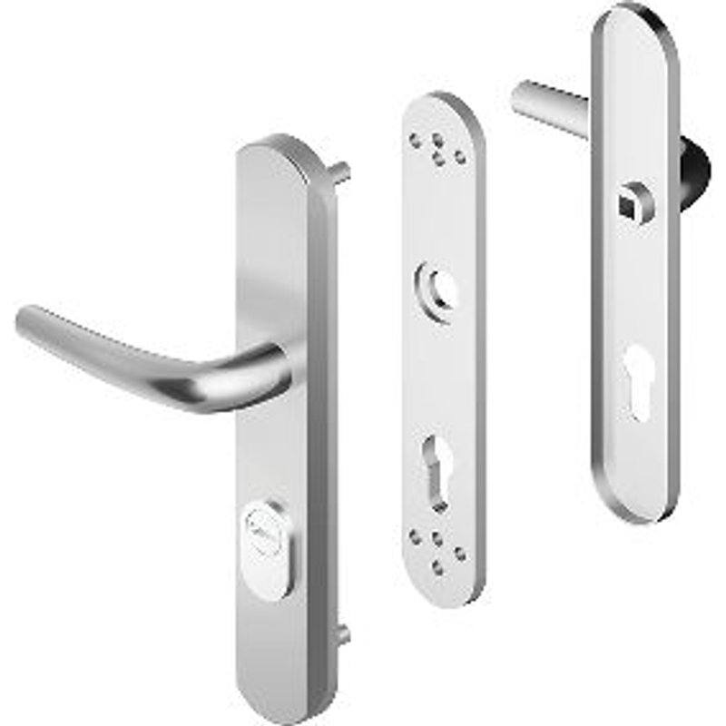 Ensemble de sécurite blindé Blindomax double béquille DISEC Clé i - champagne FFA6 - A0P54D1F FA