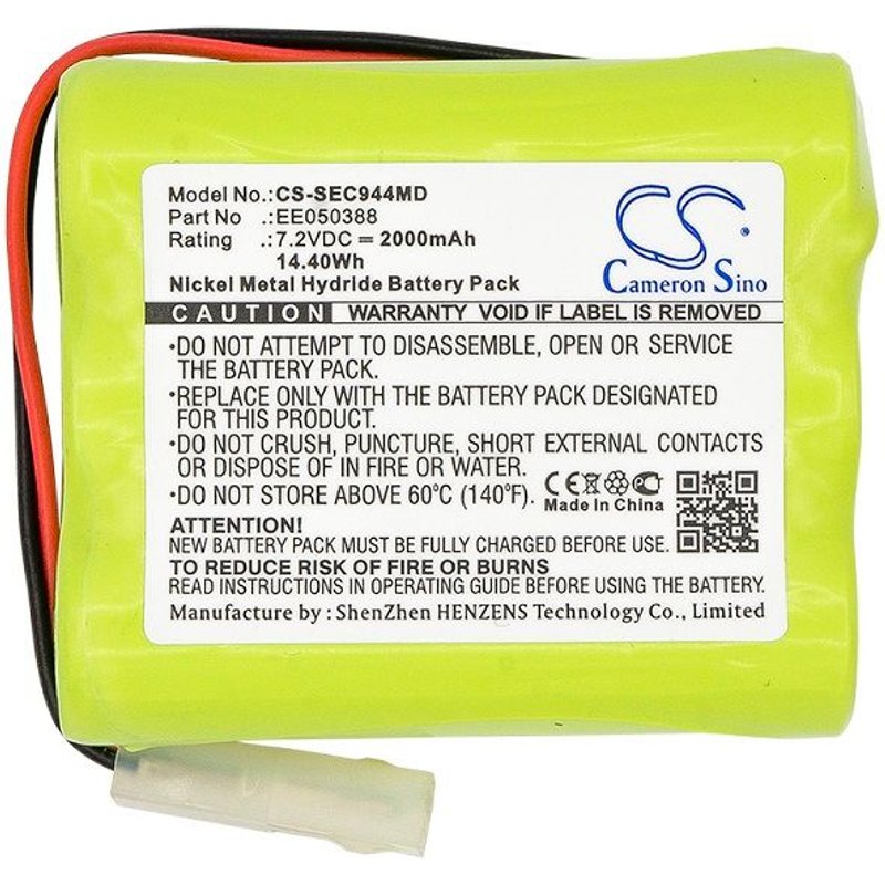Batterie Ni-MH 7,2v 2000mAh / 14.40Wh type 68 22 12 721 009, EE050388, PA-A1994-12317 pour Seca 645, 665, 682, 757, 927, 944, 955, 958, 959, 985
