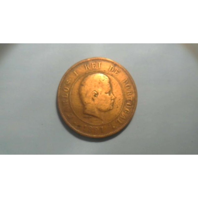 Portugal,20 Reis 1891 Carlos I