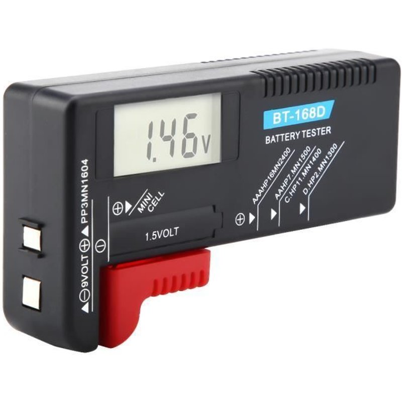 Testeur de batterie - BT - 168 - Universel - Affichage analogique - Mesure précise
