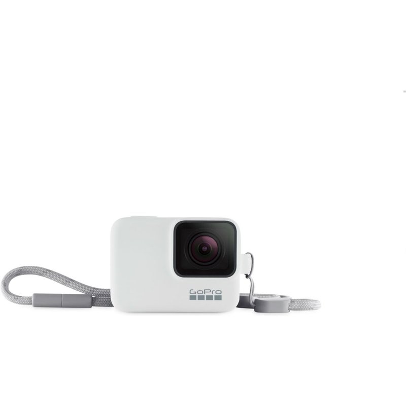 Coque GOPRO Sleeve Blanc + cordon