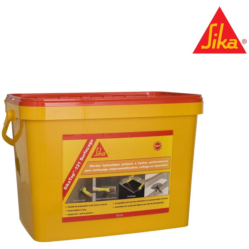 Mortier d'imperméabilisation SIKA SikaTop 121 Surfaçage - Kit 10.7kg