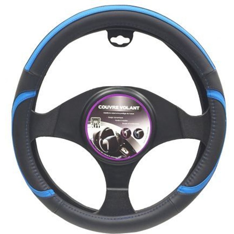 Couvre-Volant Bleu Et Noir