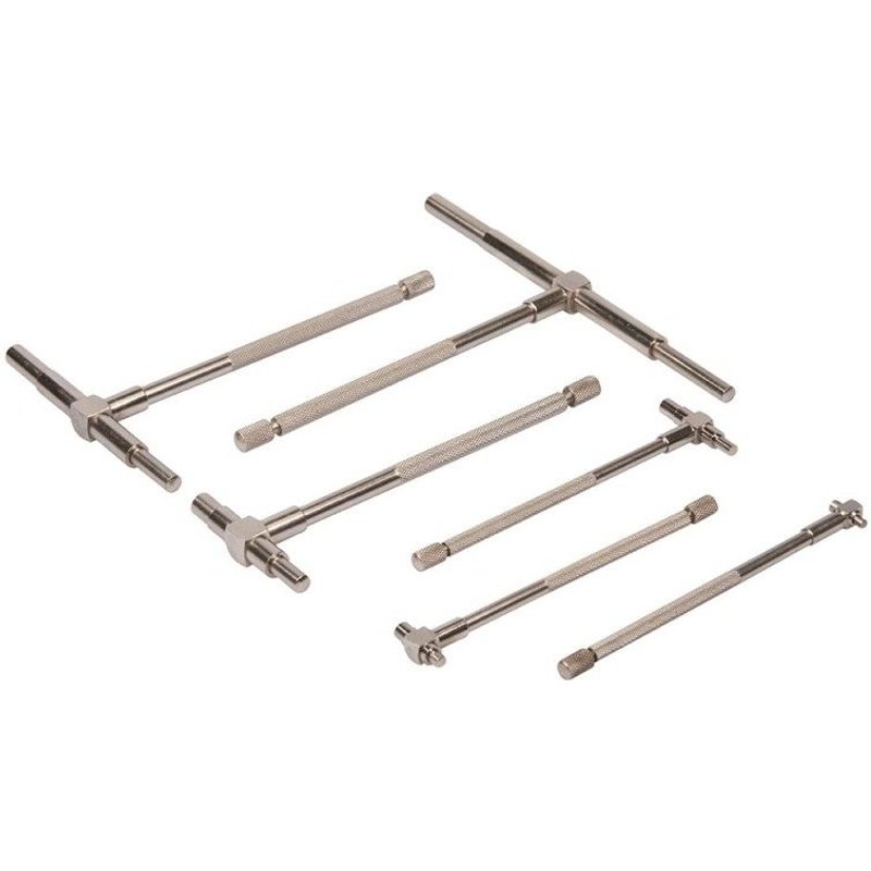 Jeu de 6 calibres télescopiques - 8 - 150 mm