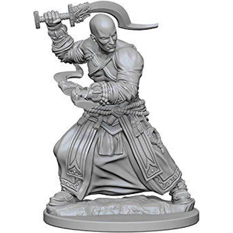 Wizkids Pathfinder Deep Cuts Unpainted Miniatures Human Male Monk