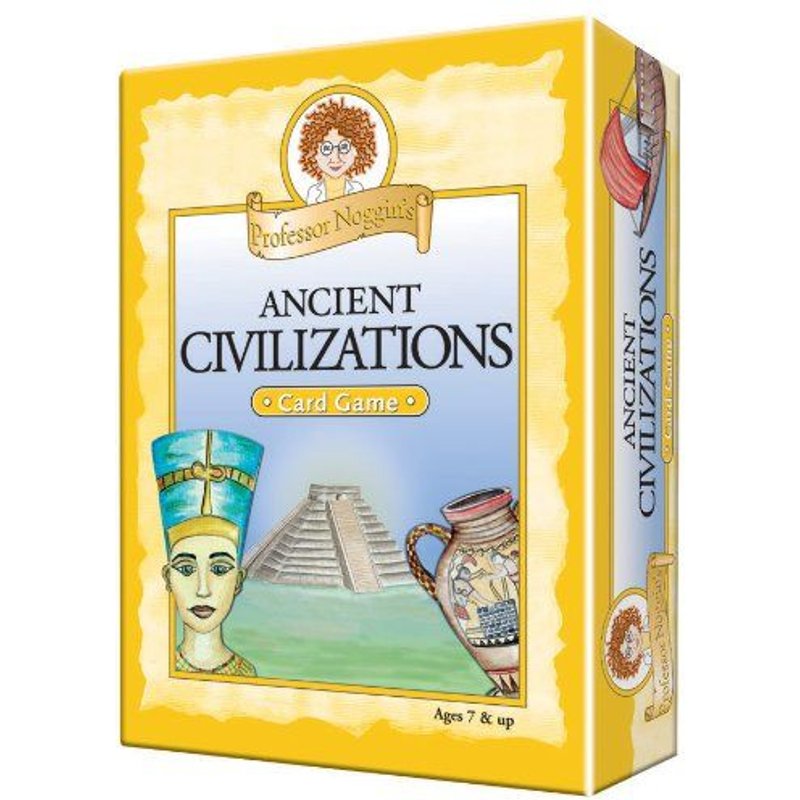 Professor Noggins Ancient Civilizations - A Educational Trivia Based Card Game For Kids - Ages 7+