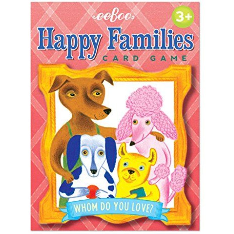 Eeboo Happy Families Card Game For Kids