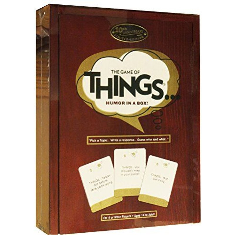 The Game Of Things.. Humor In A Box 10th Anniversary Limited Edition Wood Book Collection