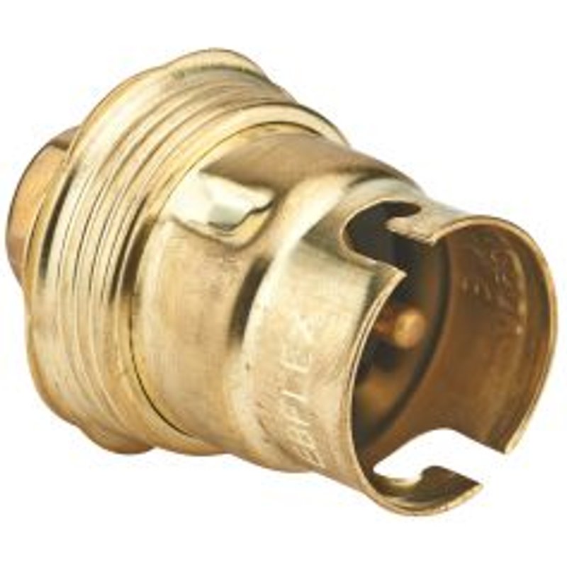 Douille - à baïonnette B22 - laiton - simple bague DEBFLEX