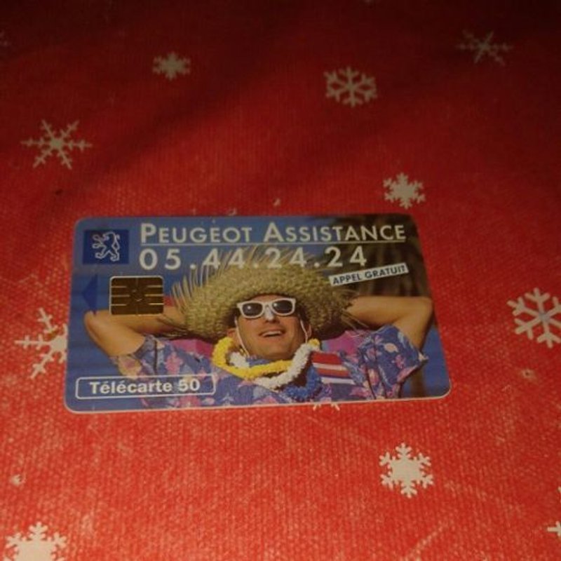 Carte Telephonique Peugeot