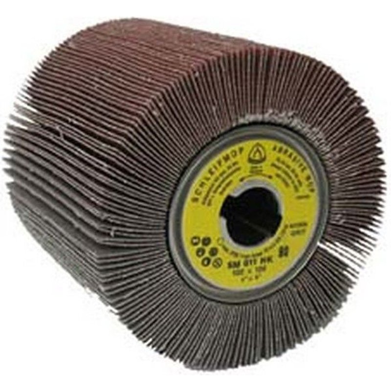 Roue à lamelles SM 611, 100 x 100 mm, Grain : 40, Vitesse maxi. 3700 tr/mn