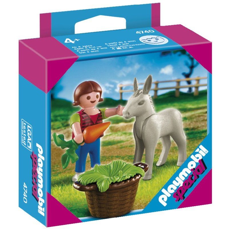 Playmobil Special Plus 4740 - Enfant Et Ânon
