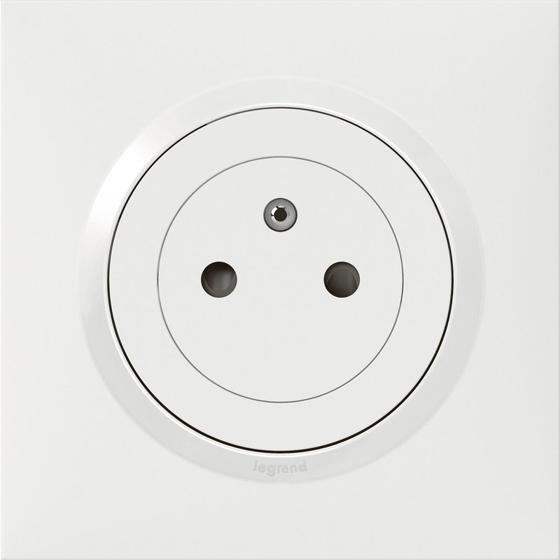 Prise compléte affleurement Dooxie Legrand - Blanc