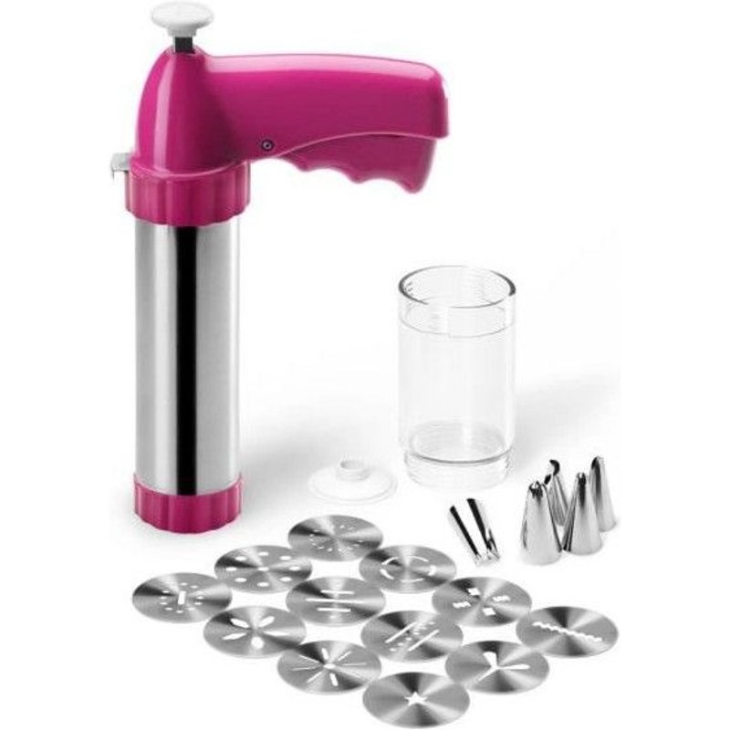 Metaltex pistolet de décoration en inox et plastique - 4,5 x 11 cm