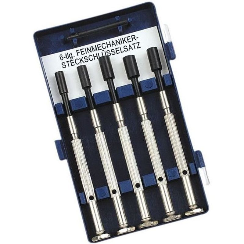 Mannesmann jeu de 6 clés a douille de précision - noir