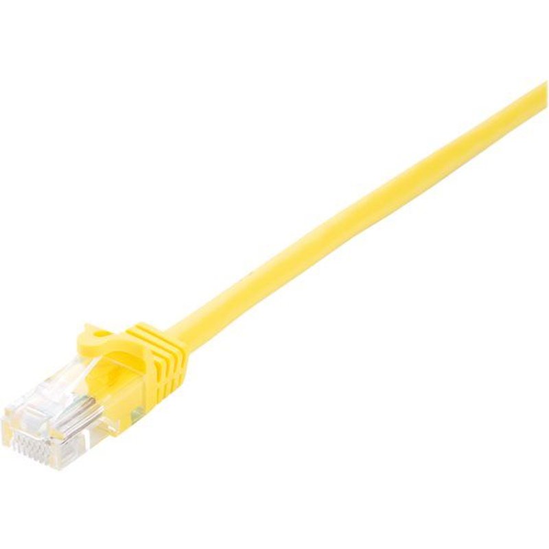 V7 - Cordon de raccordement - RJ-45 (M) pour RJ-45 (M) - 5 m - UTP - CAT 6 - moulé, sans crochet - jaune