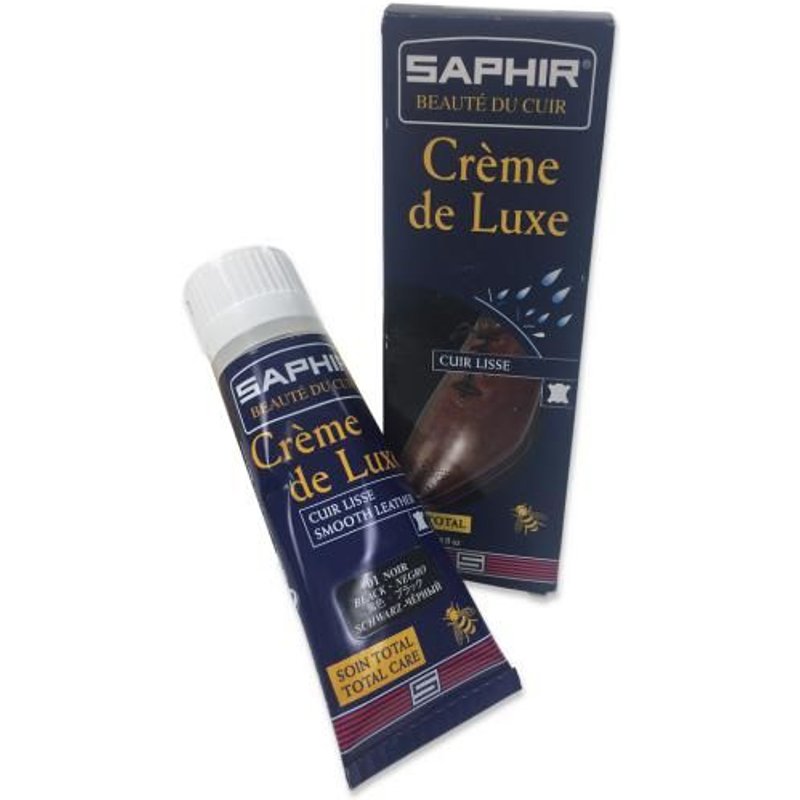 Cirage Crème De Luxe SAPHIR Applicateur 75 ml applicateur BLEU MARINE 06