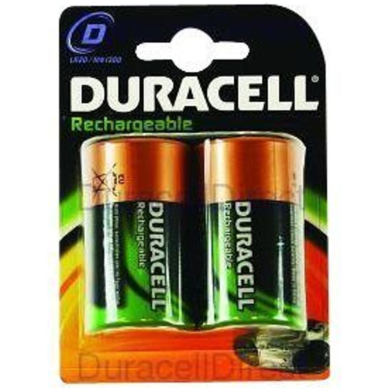 Duracell Supreme HR20 - Batterie 2 x D - NiMH - (rechargeables) - 2200 mAh