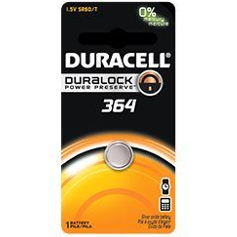 Duracell 364 - Pile bouton SR60 oxyde d'argent 20 mAh