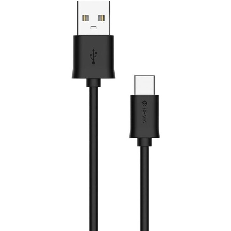 Câble Premium USB-C Certifié Noir Pour SONY XZ2 Compact - XZ2 - Xperia XZ1 - Xperia XA2 Ultra - Xperia XA2 - Xperia XA1 Plus... et +