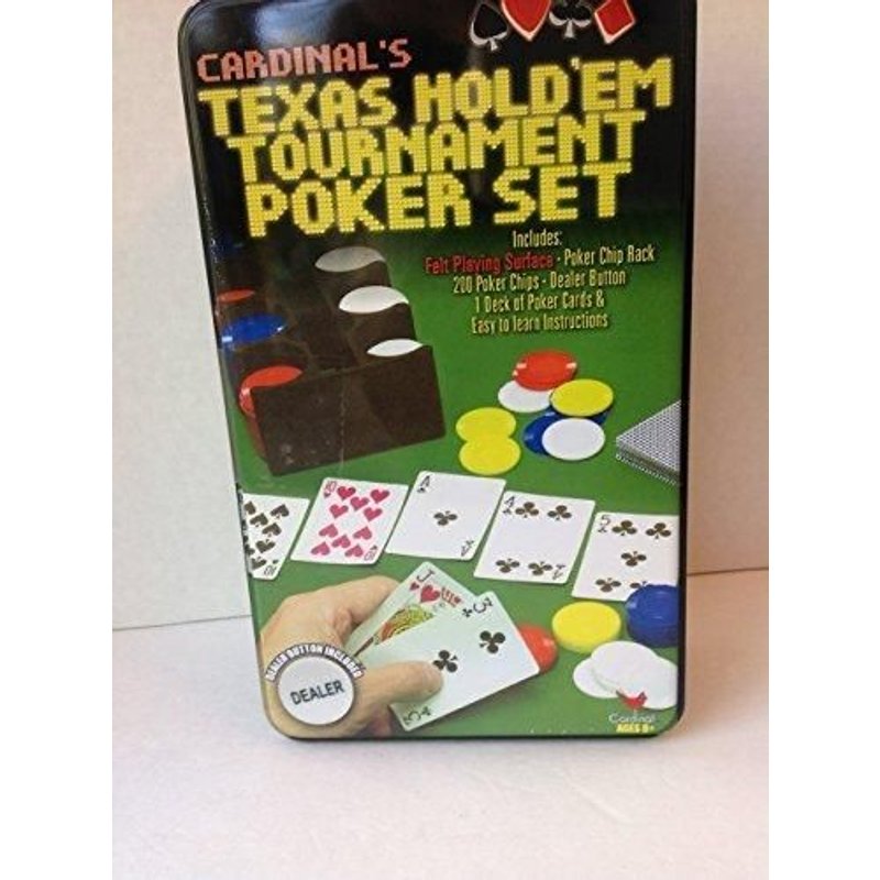 Texas Hold Em Set In Tin