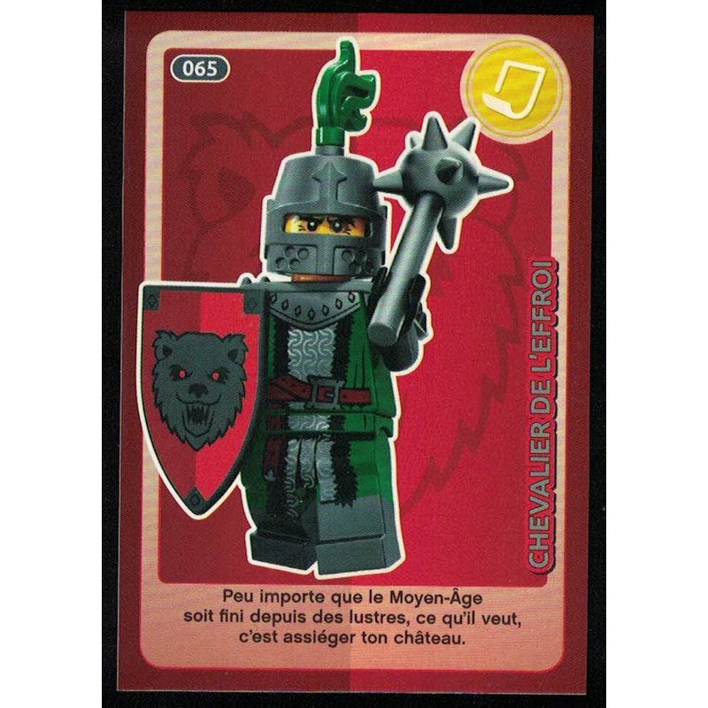 Carte À Collectionner Auchan Lego Chevalier De L'effroi 65